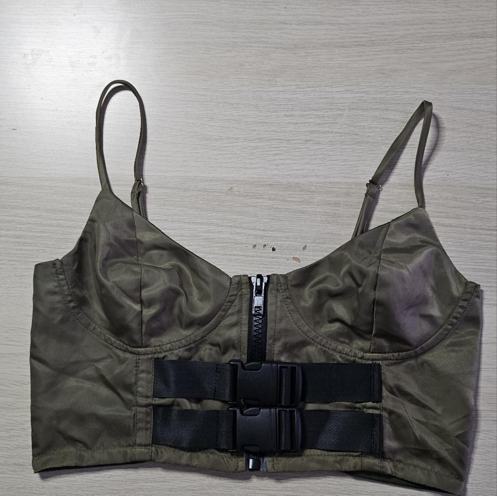 Capsulle Bustier Crop Top NWT